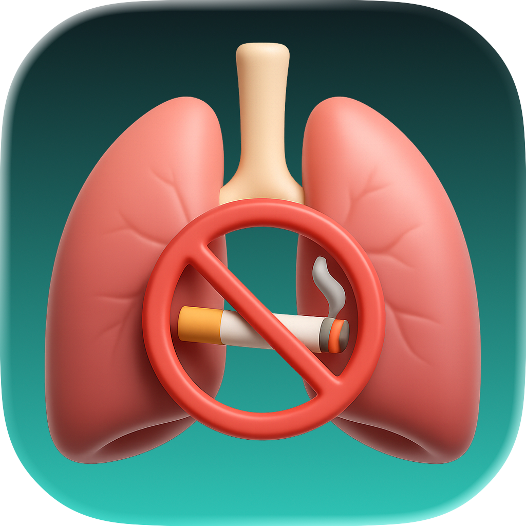 Quit Nic Smoking Quitter AI app icon